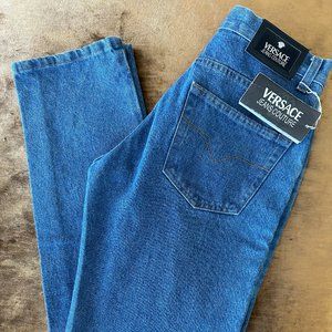 Men's Original Versace Jeans Couture Made in Italy (Color: Blue, Size: 30x44)